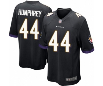 Men's Baltimore Ravens #44 Marlon Humphrey Game Black Alternate Football Jersey