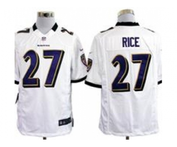 nike nfl jerseys baltimore ravens #27 ray rice white[game]