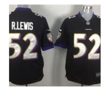 nike nfl jerseys baltimore ravens #52 r.lewis black[game]
