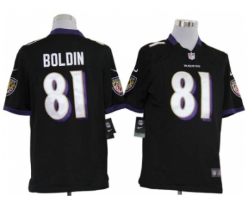 nike nfl jerseys baltimore ravens #81 anquan boldin black[game]