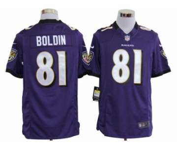 nike nfl jerseys baltimore ravens #81 anquan boldin purple[game]