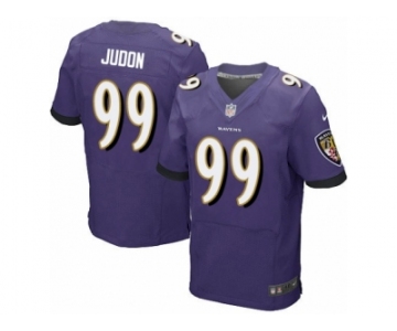 Men Nike Baltimore Ravens #99 Matt Judon Elite Purple Team Color NFL Jersey