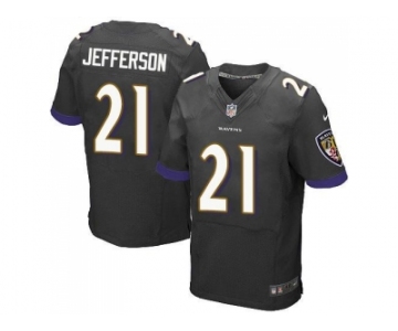 Nike Baltimore Ravens #21 Tony Jefferson Black Alternate Men's Stitched NFL New Elite Jersey