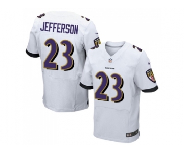 Nike Baltimore Ravens #23 Tony Jefferson White Men's Stitched NFL New Elite Jersey