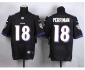 nike jerseys baltimore ravens #18 perriman black[Elite]