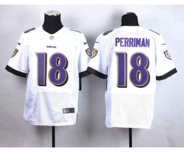 nike jerseys baltimore ravens #18 perriman white[Elite]