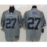 nike nfl jerseys baltimore ravens #27 ray rice grey[Elite lights out]