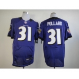 nike nfl jerseys baltimore ravens #31 pollard purple[Elite]