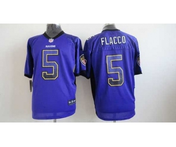 nike nfl jerseys baltimore ravens #5 joe flacco purple[Elite drift fashion]