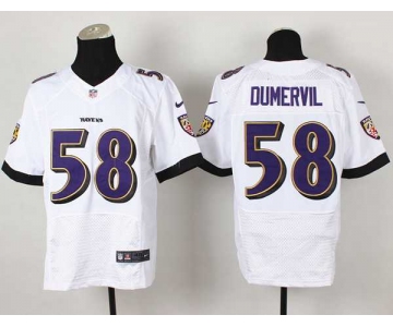 nike nfl jerseys baltimore ravens #58 dumervil white[new Elite]
