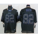 nike nfl jerseys baltimore ravens #82 smith black[Elite united sideline]