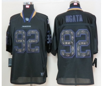 nike nfl jerseys baltimore ravens #92 ngata black[Elite united sideline]