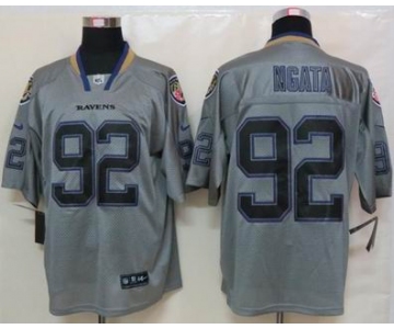 nike nfl jerseys baltimore ravens #92 ngata grey[Elite lights out]