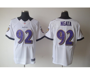 nike nfl jerseys baltimore ravens #92 ngata white[elite]