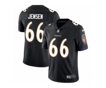 Men Nike Baltimore Ravens #66 Ryan Jensen Black Alternate Vapor Untouchable Limited Player NFL Jersey