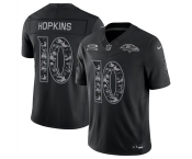 Men's Baltimore Ravens #10 DeAndre Hopkins Black F.U.S.E. 2026 Salute to Service Limited Football Stitched Jersey