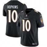 Men's Baltimore Ravens #10 DeAndre Hopkins Black Vapor Limited Football Jersey