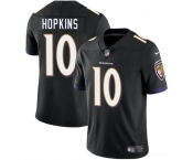Men's Baltimore Ravens #10 DeAndre Hopkins Black Vapor Limited Football Jersey