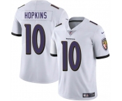 Men's Baltimore Ravens #10 DeAndre Hopkins White Vapor Limited Football Jersey