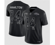 Men's Baltimore Ravens #14 Kyle Hamilton Black F.U.S.E. 2026 Salute to Service Limited Football Stitched Jersey