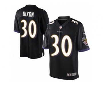 Men's Nike Baltimore Ravens #30 Kenneth Dixon Limited Black Alternate NFL Jersey