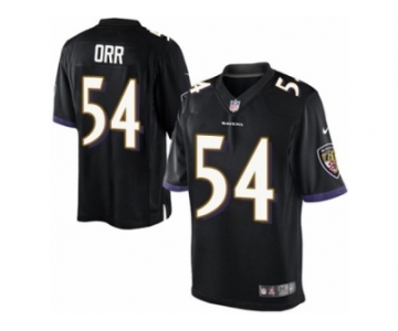 Men's Nike Baltimore Ravens #54 Zach Orr Limited Black Alternate NFL Jersey