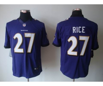 nike nfl jerseys baltimore ravens #27 ray rice purple[nike limited]