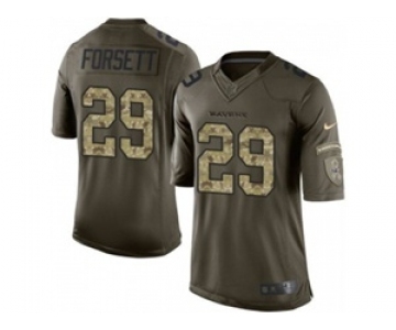 nike nfl jerseys baltimore ravens #29 forsett army green[nike Limited Salute To Service]