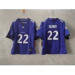 Women's Baltimore Ravens #22 Derrick Henry Black F.U.S.E. Vapor Football Jersey