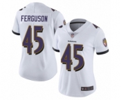 Women's Baltimore Ravens #45 Jaylon Ferguson White Vapor Untouchable Limited Player Football Jersey