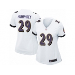 Women's Nike Baltimore Ravens #29 Marlon Humphrey Game White NFL Jersey