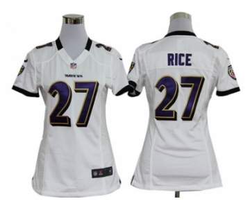 nike women nfl jerseys baltimore ravens #27 ray rice white[nike]