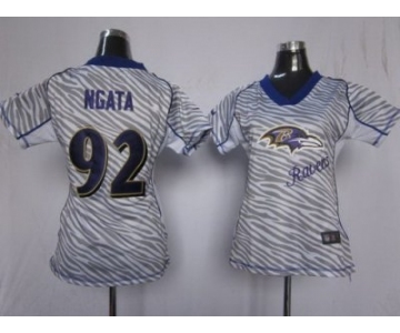 nike women nfl jerseys baltimore ravens #52 r.lewis [fem fan zebra]