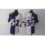 nike women nfl jerseys baltimore ravens #52 r.lewis purple-white[nike split]