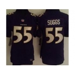 nike women nfl jerseys baltimore ravens #55 suggs purple[nike]