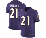 Youth Baltimore Ravens #21 Mark Ingram II Purple Team Color Vapor Untouchable Limited Player Football Jersey