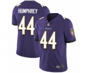 Youth Baltimore Ravens #44 Marlon Humphrey Purple Team Color Vapor Untouchable Limited Player Football Jersey