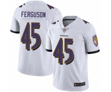 Youth Baltimore Ravens #45 Jaylon Ferguson White Vapor Untouchable Limited Player Football Jersey