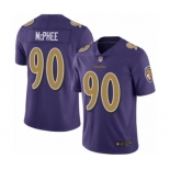 Youth Baltimore Ravens #90 Pernell McPhee Limited Purple Rush Vapor Untouchable Football Jersey