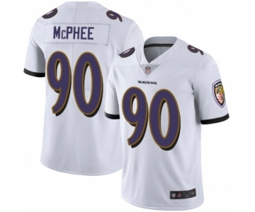 Youth Baltimore Ravens #90 Pernell McPhee White Vapor Untouchable Limited Player Football Jersey