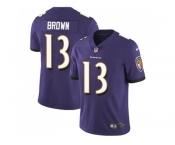 Youth Nike Baltimore Ravens #13 John Brown Purple Team Color Stitched NFL Vapor Untouchable Limited Jersey