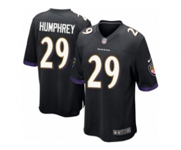 Youth Nike Baltimore Ravens #29 Marlon Humphrey Game Black Alternate NFL Jersey