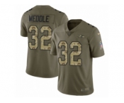 Youth Nike Baltimore Ravens #32 Eric Weddle Limited Olive Camo Salute to Service NFL Jersey