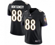 Youth Nike Baltimore Ravens #88 Ty Montgomery Black Alternate Vapor Untouchable Limited Player NFL Jersey