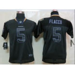 nike youth nfl jerseys baltimore ravens #5 flacco black[nike lights out]