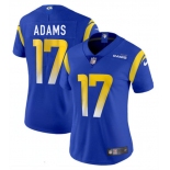Women's Los Angeles Rams #17 Davante Adams Blue 2025 Vapor Untouchable Limited Football Stitched Jersey