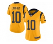 Women's Nike Los Angeles Rams #10 Pharoh Cooper Limited Gold Rush NFL Jersey