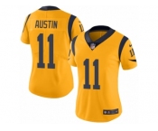 Women's Nike Los Angeles Rams #11 Tavon Austin Limited Gold Rush NFL Jersey