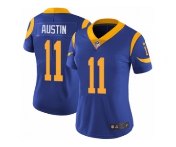 Women's Nike Los Angeles Rams #11 Tavon Austin Vapor Untouchable Limited Royal Blue Alternate NFL Jersey