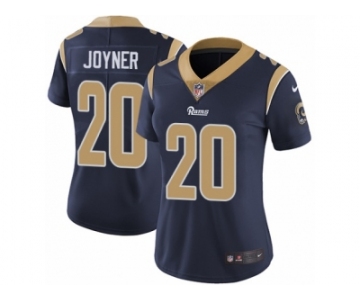 Women's Nike Los Angeles Rams #20 Lamarcus Joyner Vapor Untouchable Limited Navy Blue Team Color NFL Jersey